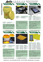 ECOLOGIA ED AMBIENTE - SISTEMI DI CONTENIMENTO FLESSIBILI IN PVC